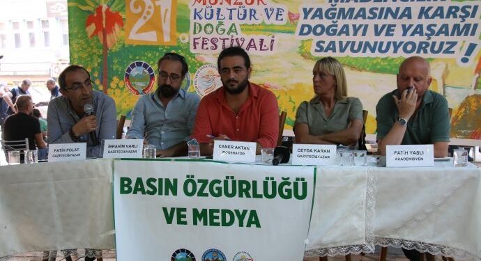 Munzur’da ‘Basın özgürlüğü ve medya’ paneli düzenlendi