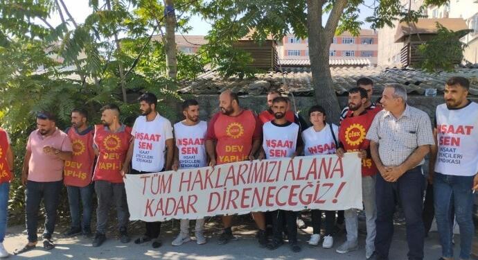 Direnen Oniks İnşaat işçileri kazandı