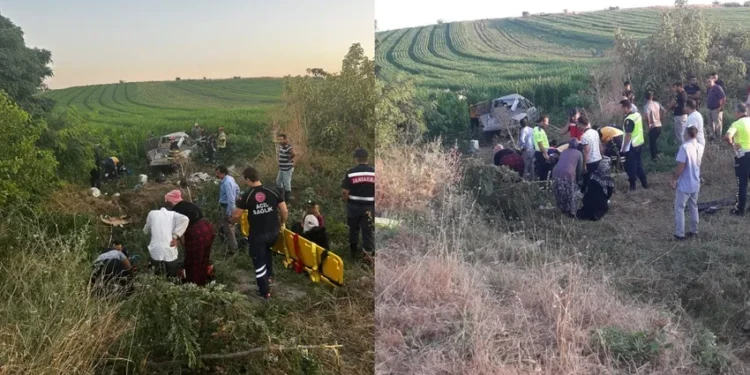 Bursa’da tarım işçilerini taşıyan kamyonet kaza yaptı: 3 ölü, 11 yaralı
