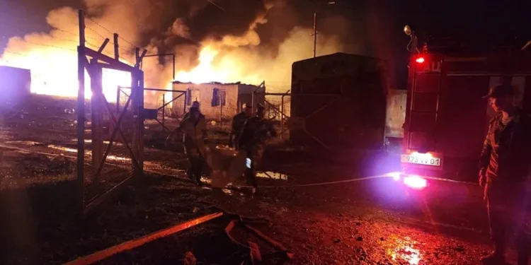 Dağlık Karabağ’da yakıt deposunda patlama: 20 ölü