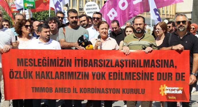 TMMOB: Meslek onurumuz ayaklar altına alınıyor, mücadeleyi büyütelim