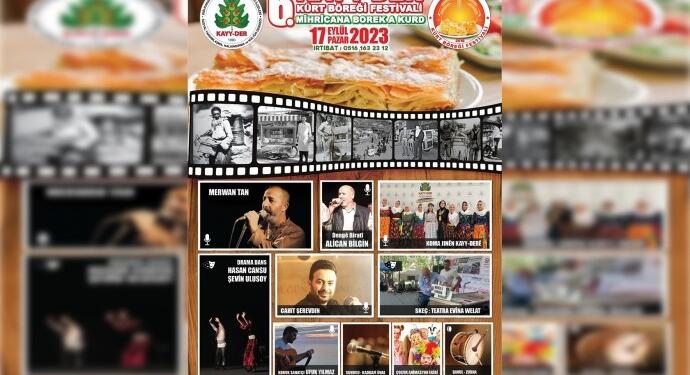 Kürt Böreği Festivali 17 Eylül’de