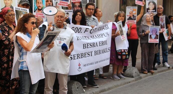 İHD: Hasta tutuklu Besra Erol görme yetisini kaybedebilir