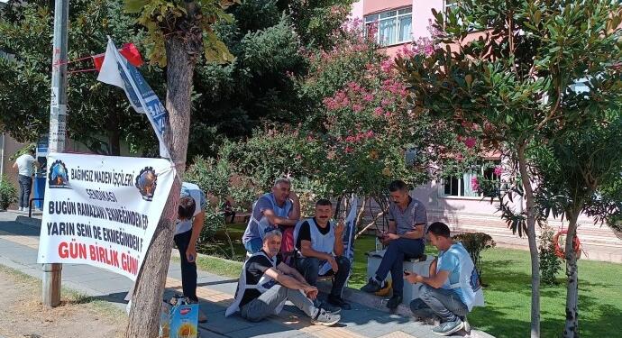 Soma’da madencilerin eylemi 4’üncü gününde devam ediyor