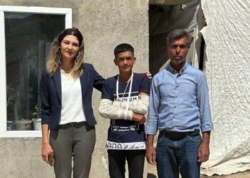 Giyadîn’de korucu çocuğun iki kolunu kırdı