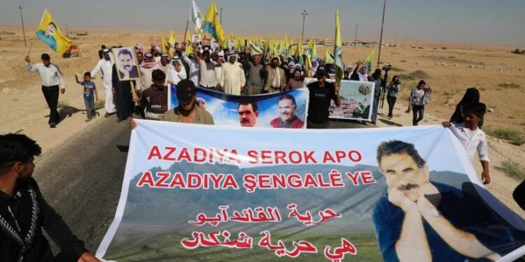 Şengal’de halklar Abdullah Öcalan’ın özgürlüğü için yürüdü