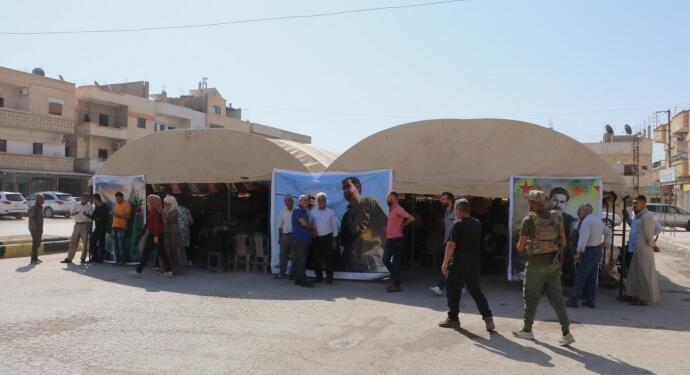 Hesekê’de tecride karşı çadır eylemi başlatıldı