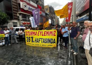 KHK eylemi 261’inci haftada: Mücadele etmeye devam edeceğiz