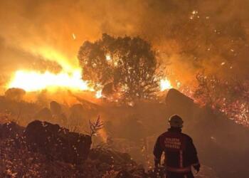 Meletî’de yangın: Evler boşaltıldı
