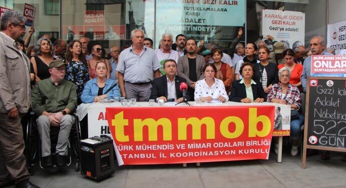 TMOBB’dan Gezi tepkisi: Kararı verenler toplum vicdanında meşru değildir