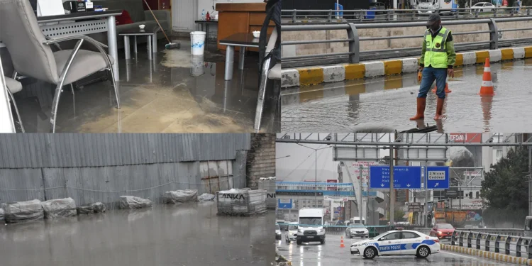 Wan’da sel: Ev ve iş yerleri sular altında kaldı