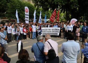 İsrail saldırıları birçok ilde protesto edildi