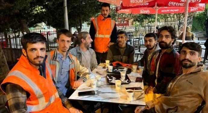 İnşaat işçilerinin eylemi 8’inci gününde kazanımla sonuçlandı