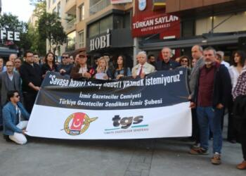 Gazeteciler: Savaşın sesi olmayacağız