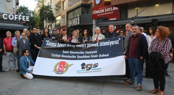 Gazeteciler: Savaşın sesi olmayacağız