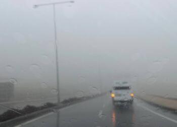 Şirnex’te sağanak yağış ve yoğun sis