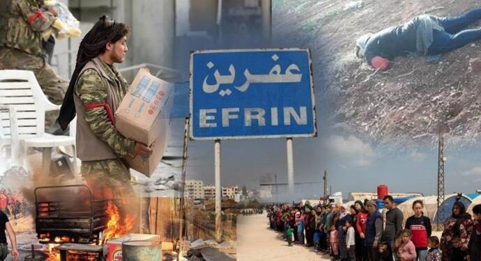 Efrîn ve Şehba’ya 1 ayda 91 saldırı