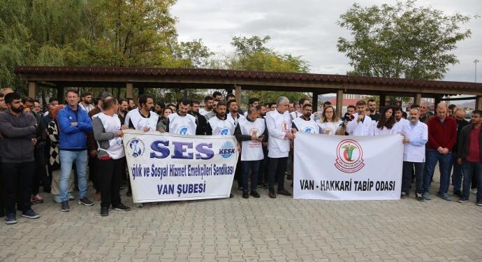 Sağlık emekçileri katledilen meslektaşları Hacıosman’ı andı