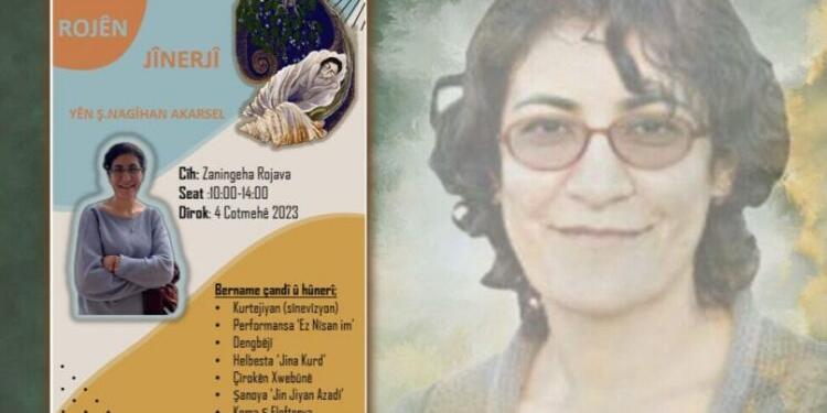 Nagihan Akarsel’in anısına ‘Jînerjî Günleri’ düzenlenecek