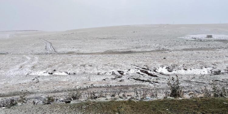 Erdexan’da kar yağışı