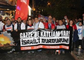 Emek ve meslek örgütlerinden Filistin’e destek açıklaması