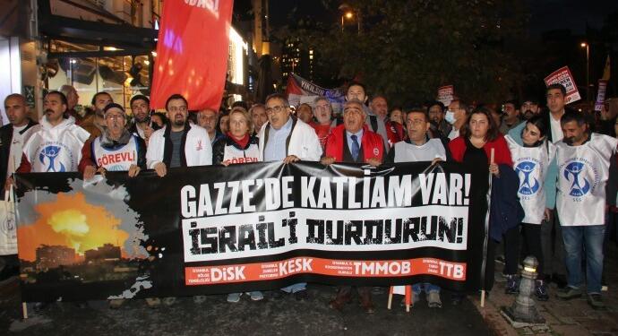 Emek ve meslek örgütlerinden Filistin’e destek açıklaması