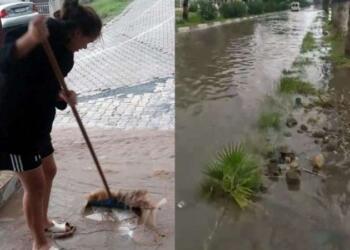 Hatay’da ev ve işyerlerini su bastı