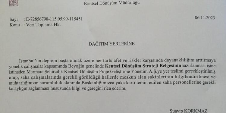 AKP’li Beyoğlu Belediyesi tetikte bekliyormuş: Rant yasası için kolları sıvadı