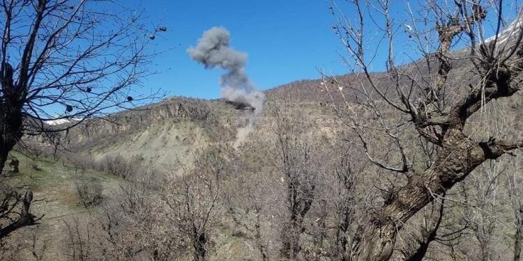Türkiye’ye ait savaş uçakları Sîdekan yaylalarını bombaladı
