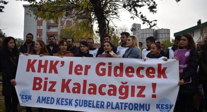 Amed KESK Şubeler Platformu: Antidemokratik uygulamaları boşa çıkaracağız