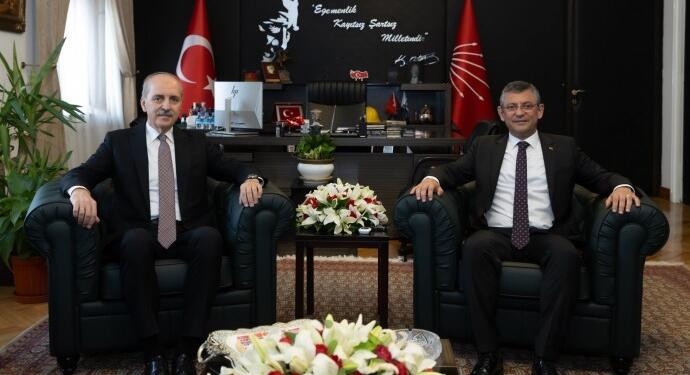 Meclis Başkanı Kurtulmuş, CHP Genel Başkanı Özel’i ziyaret etti