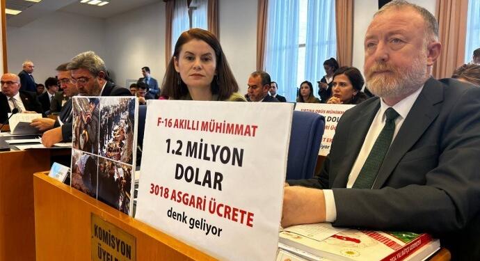 HEDEP’li vekiller savaş bütçesini protesto etti: Bir saatlik F-16 uçuşu maliyeti 27 bin 927 dolar