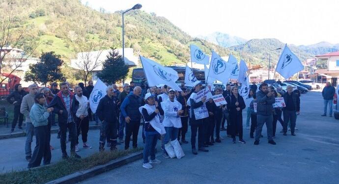 Artvin’de doktora şiddet protestosu