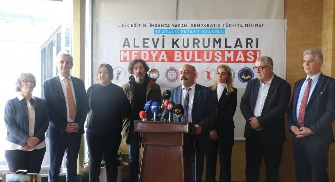 Alevi örgütlerinden Kadıköy’de yapılacak mitinge çağrı