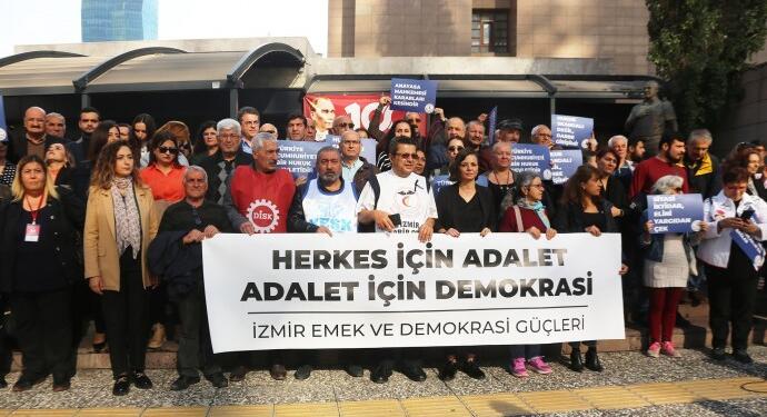 İzmir Emek ve Demokrasi Güçleri adalet için yürüyecek