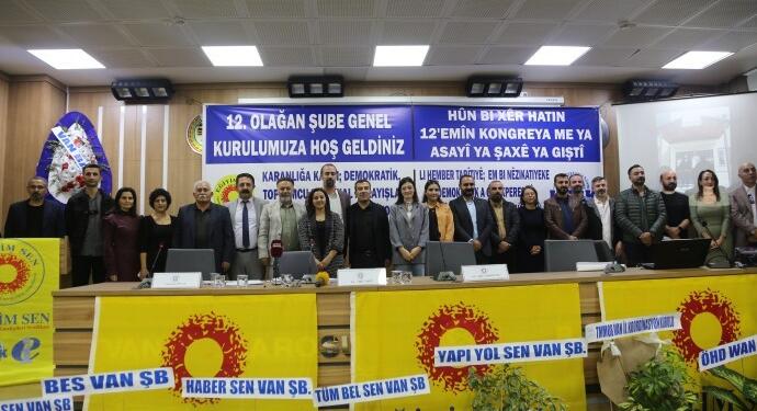 Eğitim Sen Wan Şubesi: Savaşa karşı mücadele ederek kazanacağız