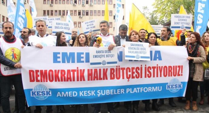 KESK eylemde: Emekten yana demokratik halk bütçesi