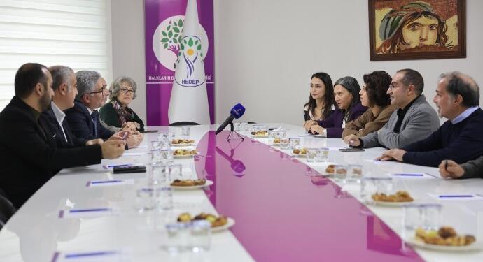 Alevi örgütlerinden HEDEP’e ziyaret: 10 Aralık’ta Kadıköy’de olacağız