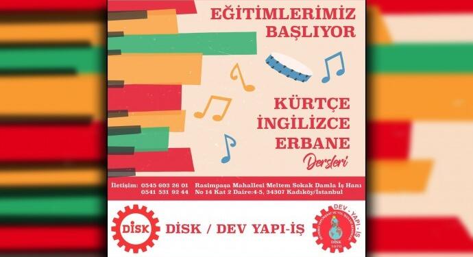 İnşaat işçileri kültür sanat kurslarında bir araya gelecek