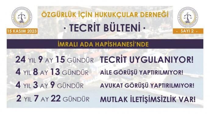 ÖHD ‘Tecrit Bülteni’nin ikinci sayısını yayımlandı