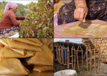 Kurdistan’da pestil, pekmez yapımına başlandı