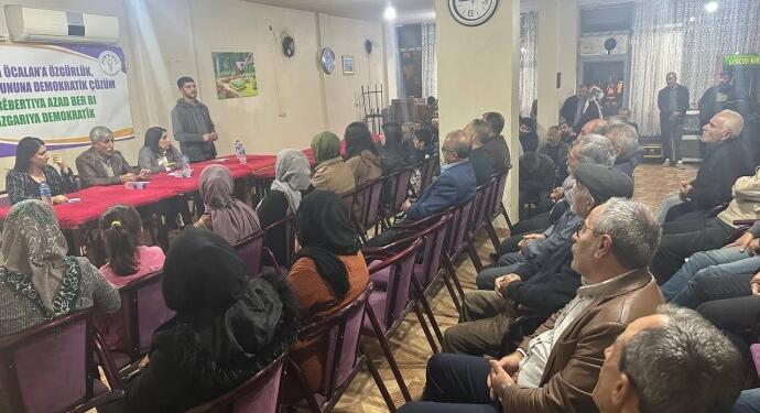 İstanbul ve Êlih’te Gemlik yürüyüşü öncesi halk toplantısı