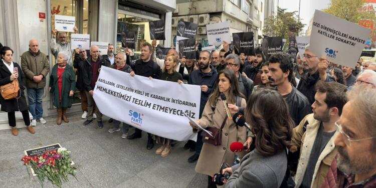 Hrant Dink’in vurulduğu noktada eylem