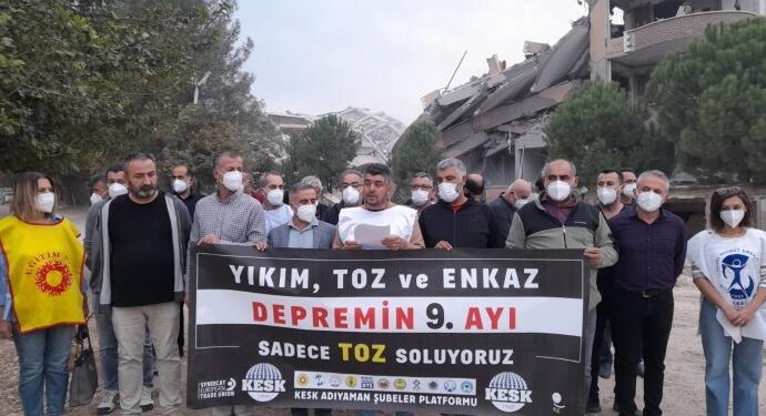 KESK Semsûr Platformu: Halk 9 aydır toz soluyor