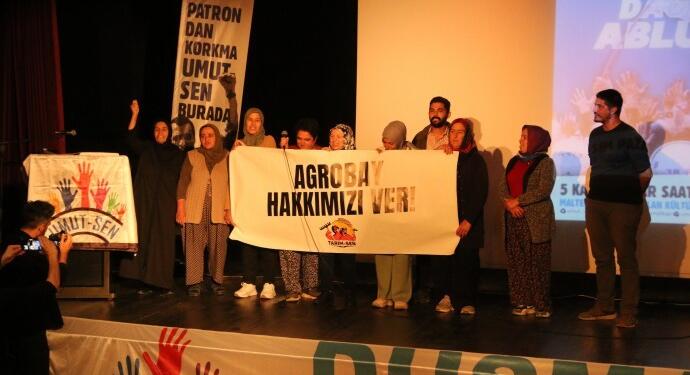 Umut-Sen konferansında işçilerden mücadele mesajı