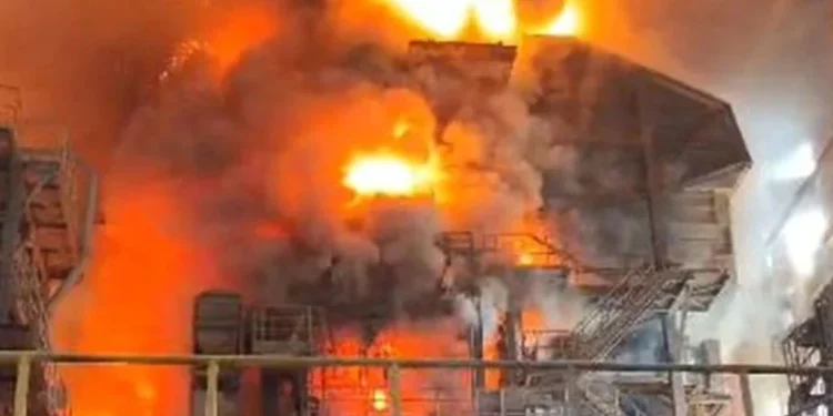 Çin’de kömür şirketine ait binada yangın