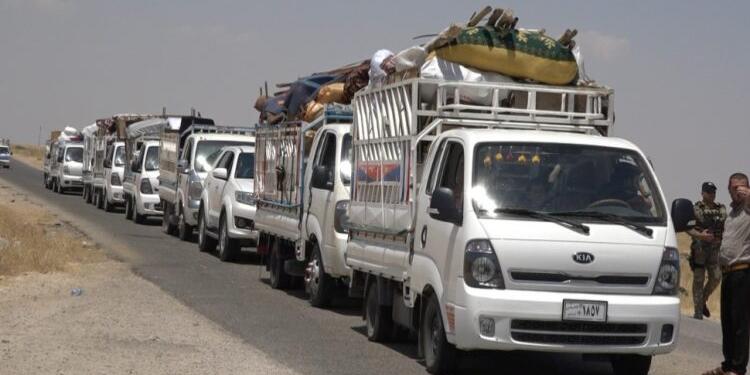 Kamplarda kalan 487 Êzidî göçmen, Şengal’e geri döndü