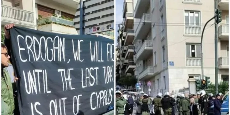 Atina ziyareti: Erdoğan’ı protesto eden 10 Kürt eylemci gözaltına alındı