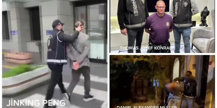 Kırmızı bültenle aranan üç suç örgütü lideri Türkiye’de yakalandı