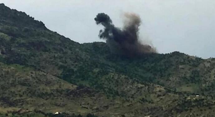 Qendîl’in Bokrîskan köyü bombalandı